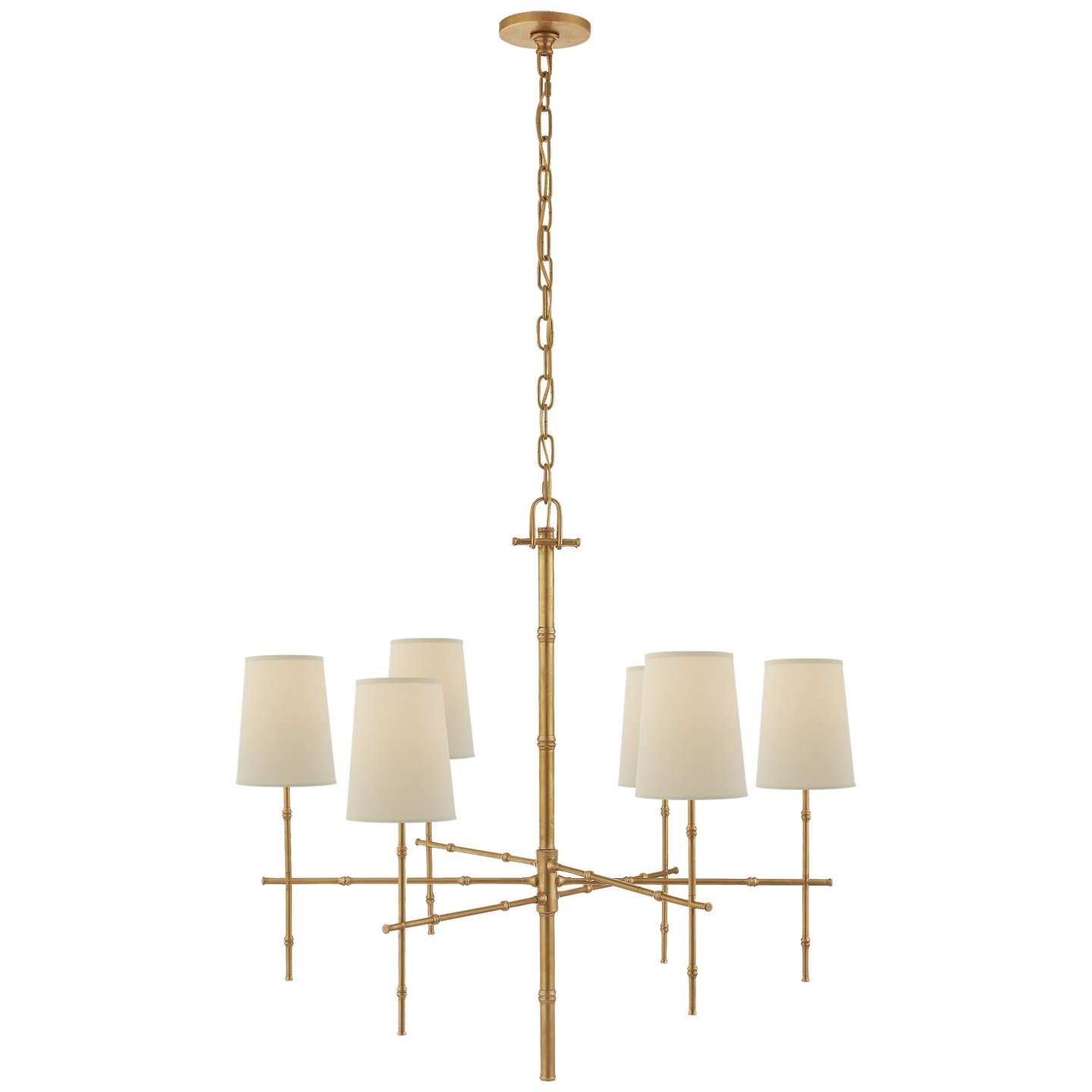 Grenol Medium Modern Bamboo Chandelier 2