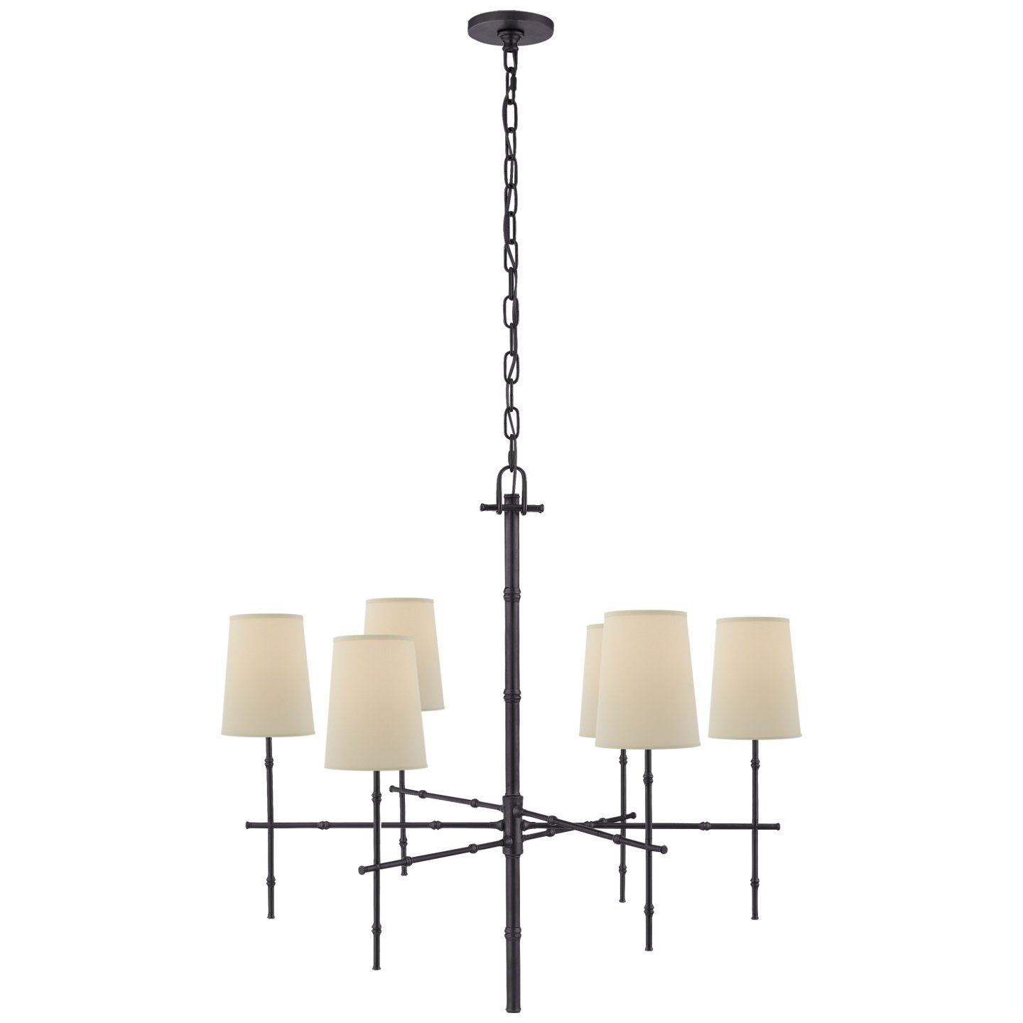 Grenol Medium Modern Bamboo Chandelier 1