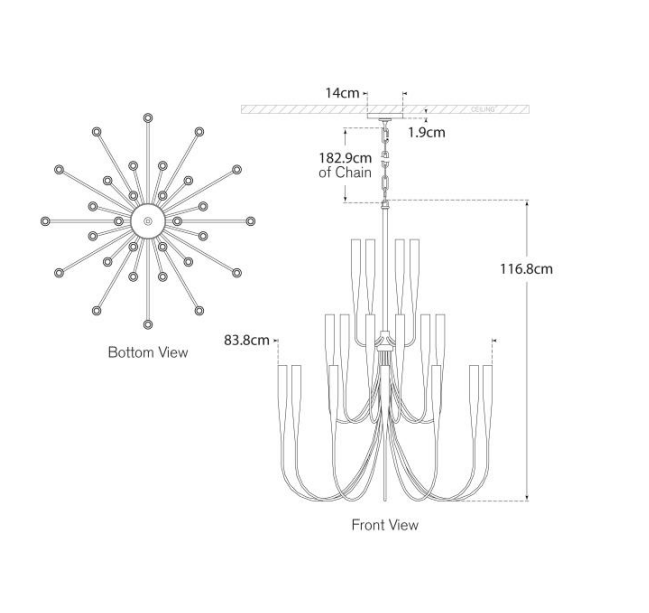 Acadia Large Chandelier