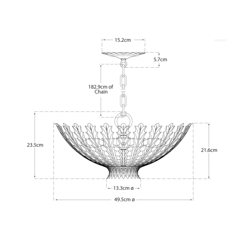 Hampton Small Chandelier