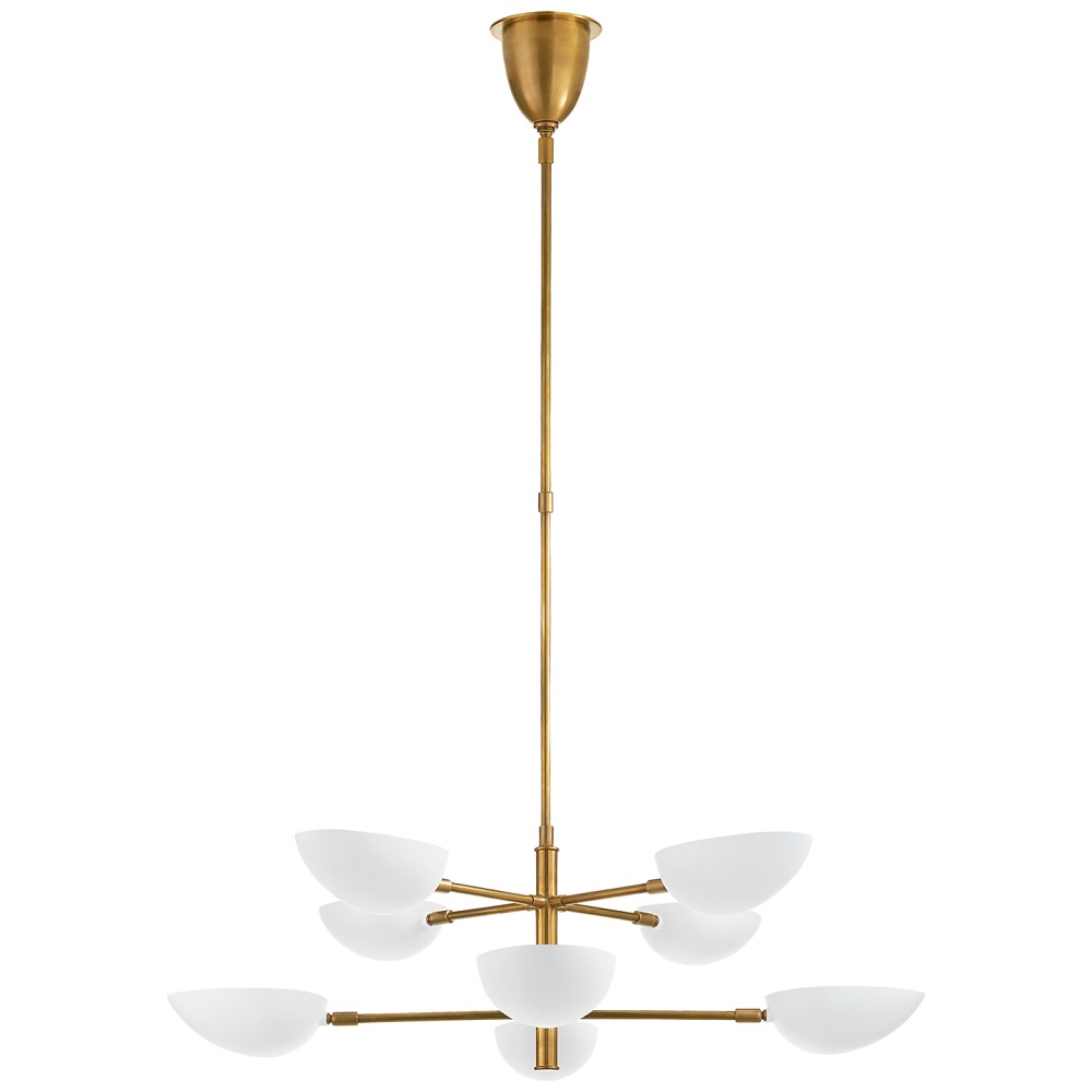 Graphic Large Two-Tier Chandelier