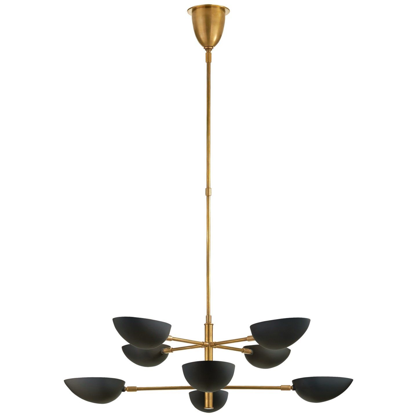 Graphic Large Two-Tier Chandelier