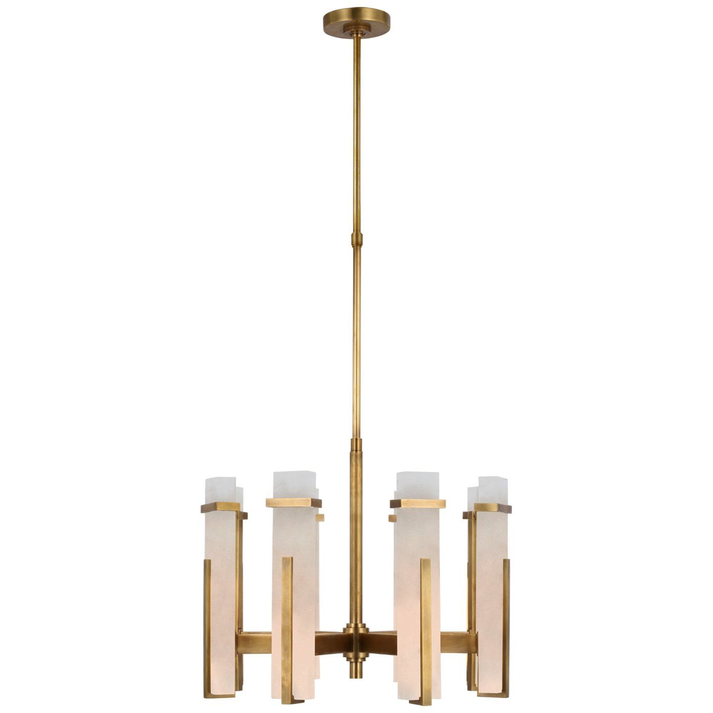 Malik Medium Chandelier alabaster 2