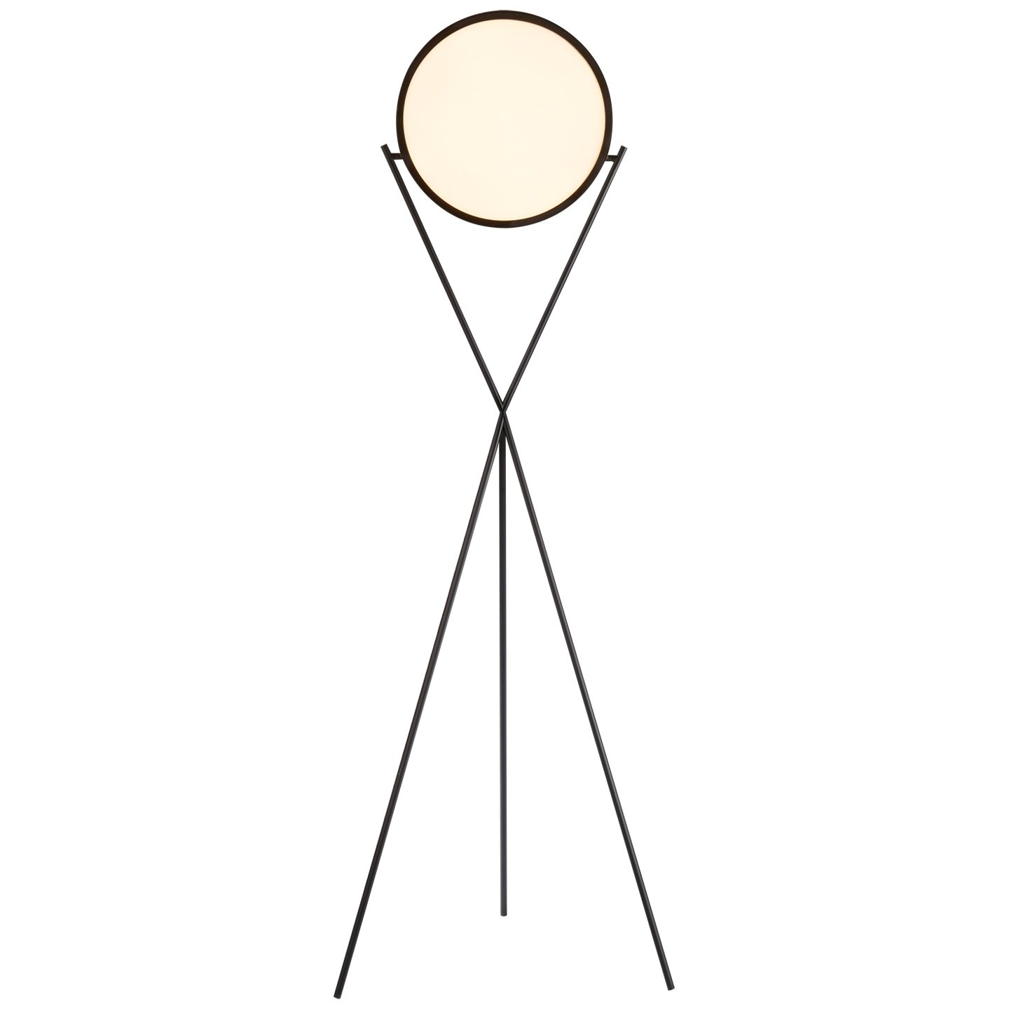 Dot Stance 13" Rotating Floor Lamp in Matte Black