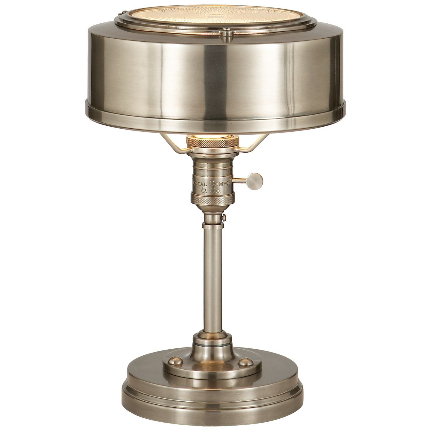 Henley Task Lamp in Antique Nickel