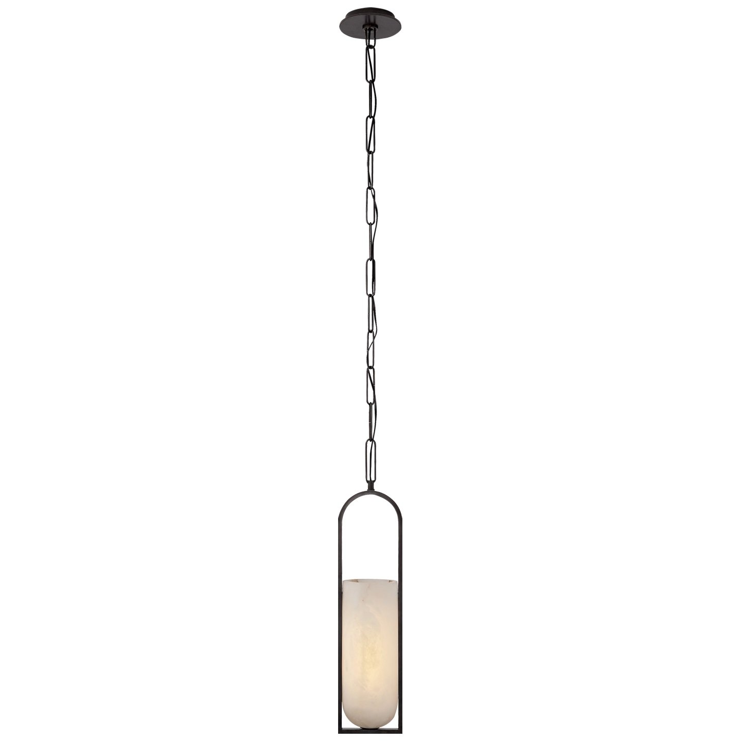 Melange Small Antique Elongated Pendant