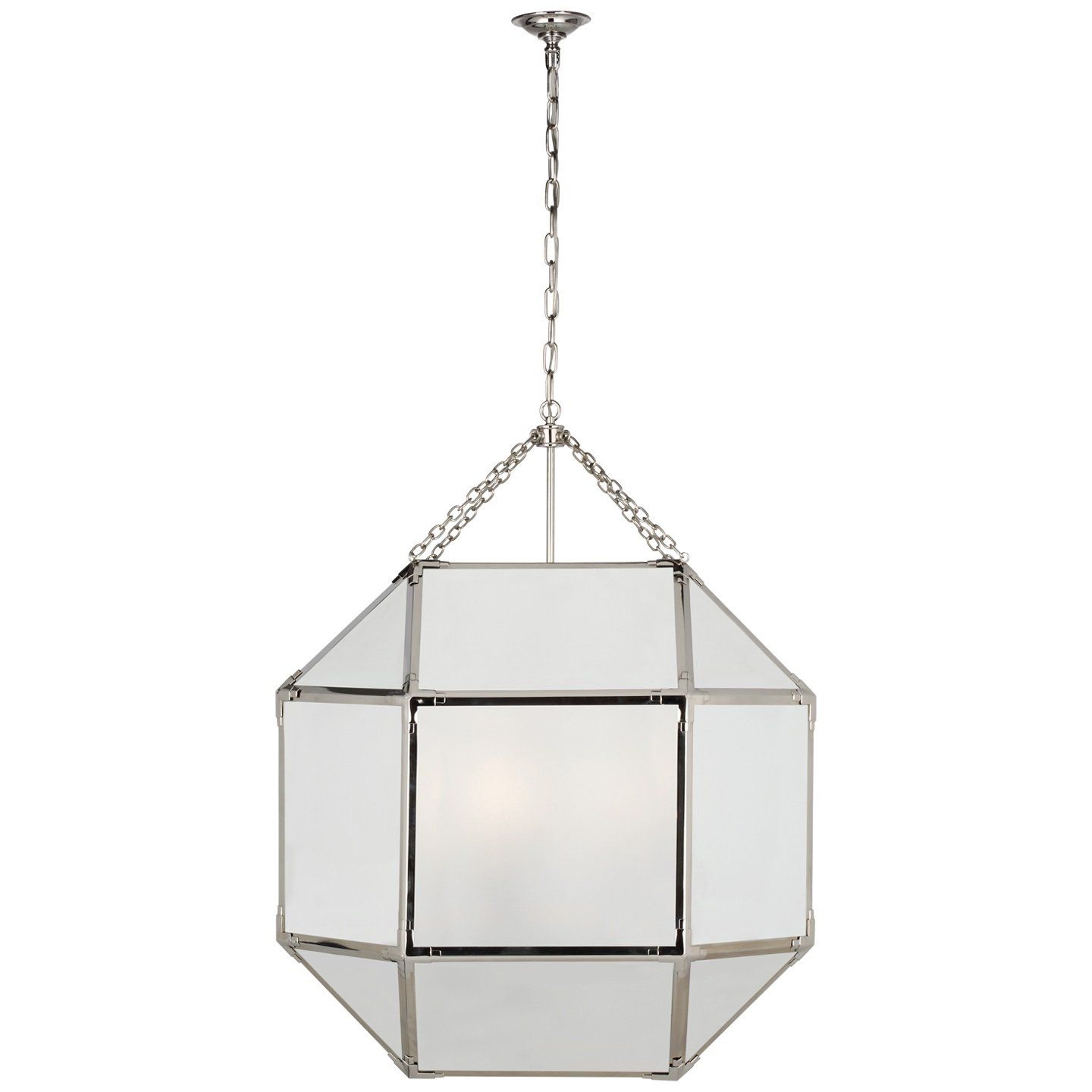 Morris Grande Lantern with Frosted Glass