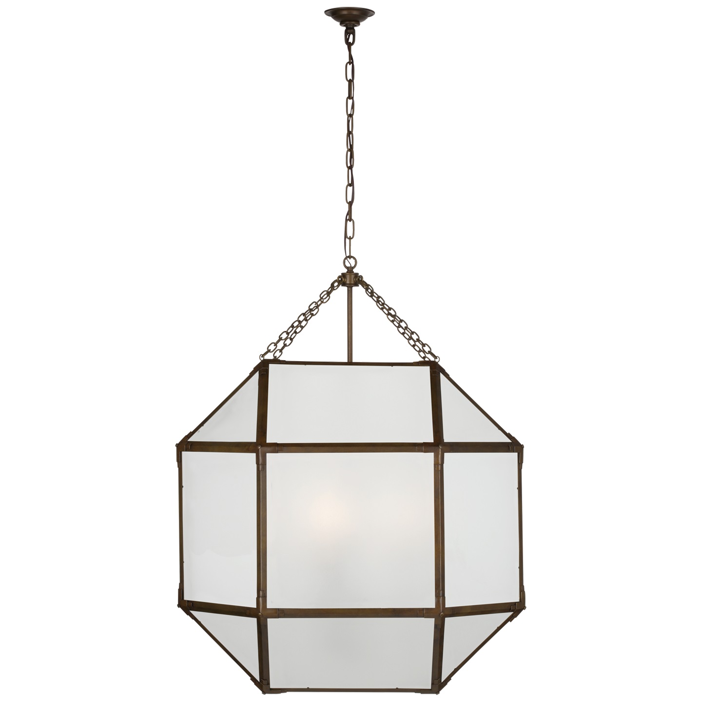 Morris Grande Lantern with Frosted Glass