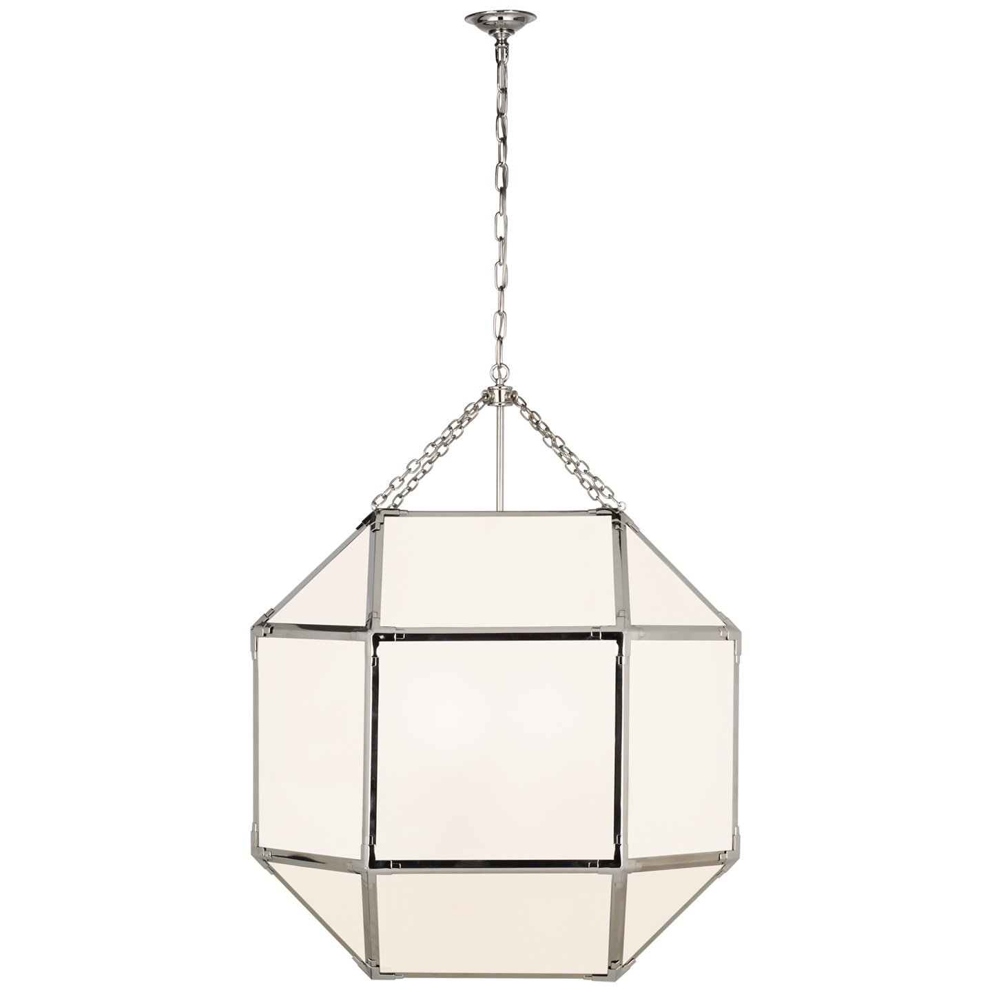 Morris Grande Lantern with White Glass