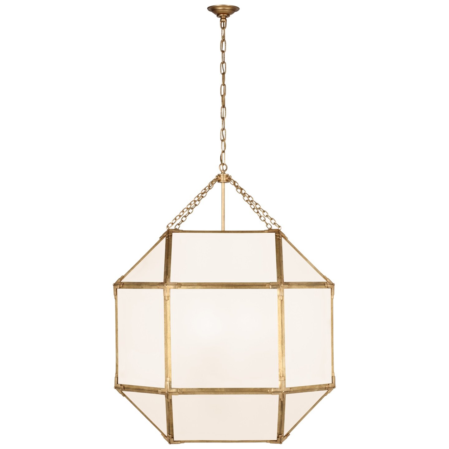 Morris Grande Lantern with White Glass