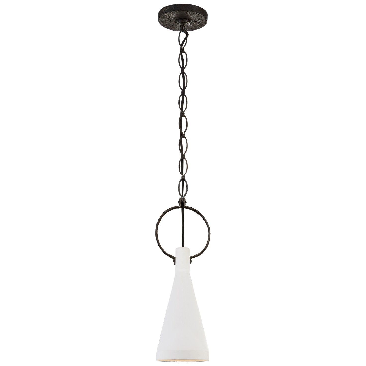 Limoges Pendant with Plaster White