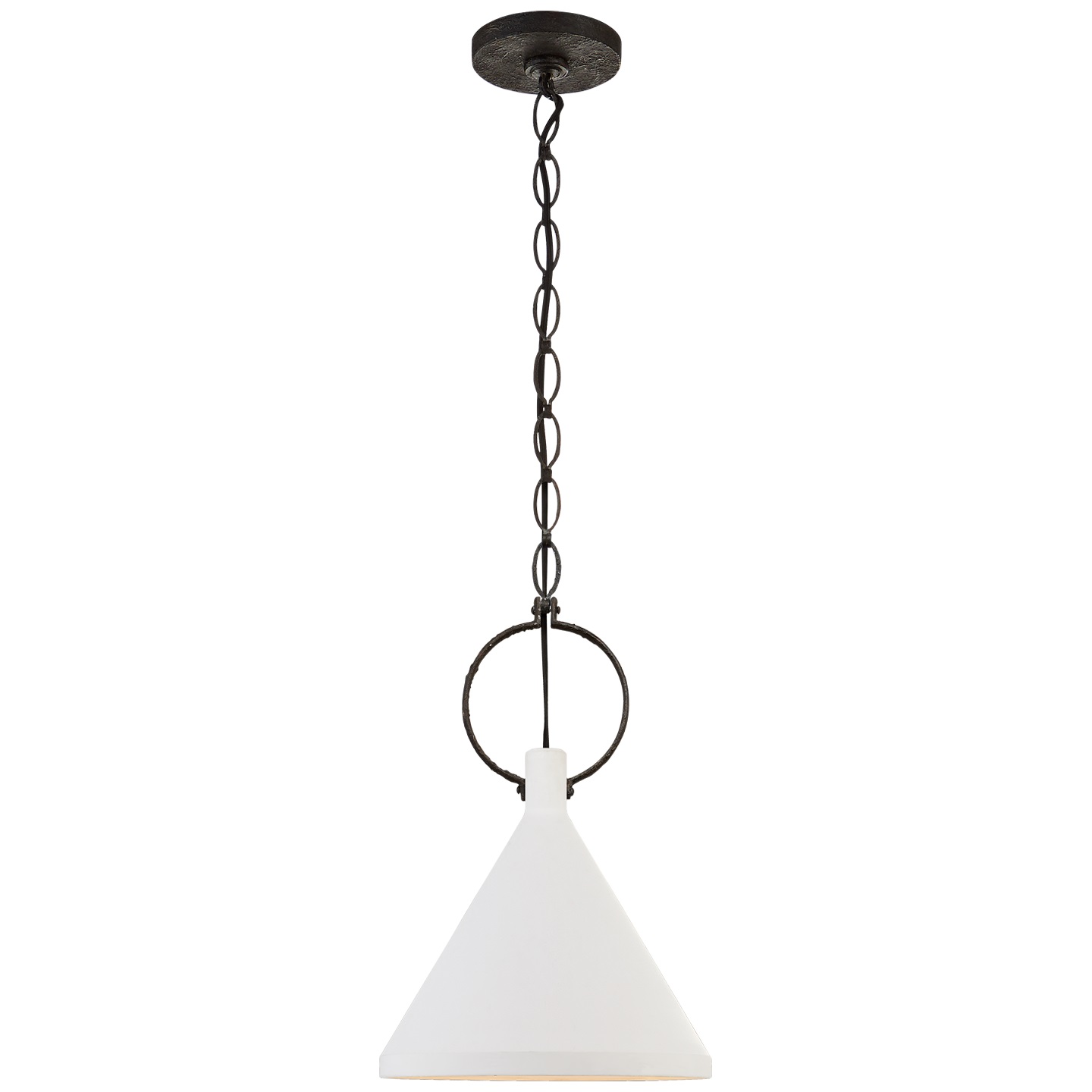 Limoges Pendant with Plaster White