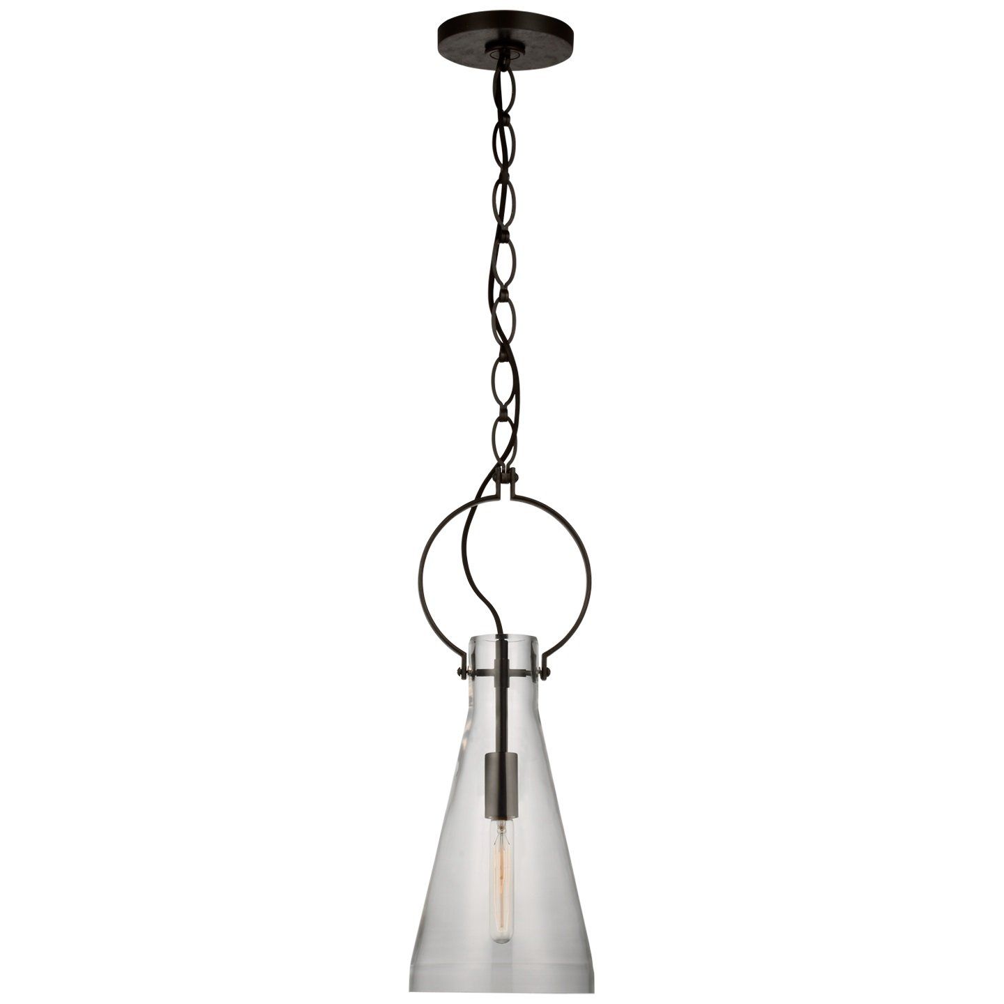 Limoges Pendant with Clear Glass