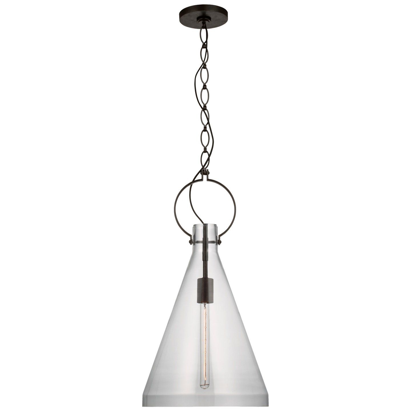Limoges Pendant with Clear Glass