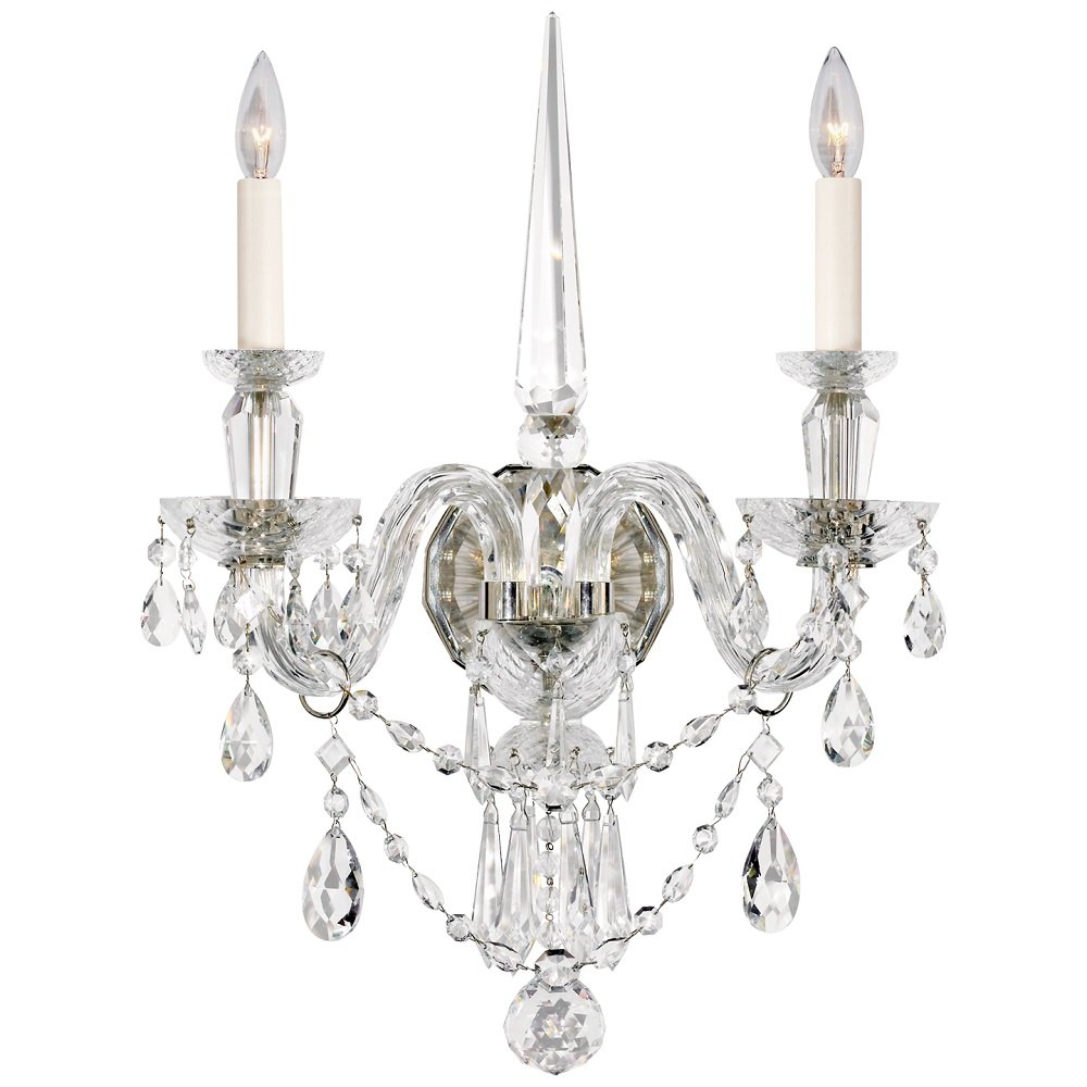 Daniela Medium Sconce in Crystal