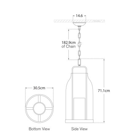 Ollie Medium Lantern