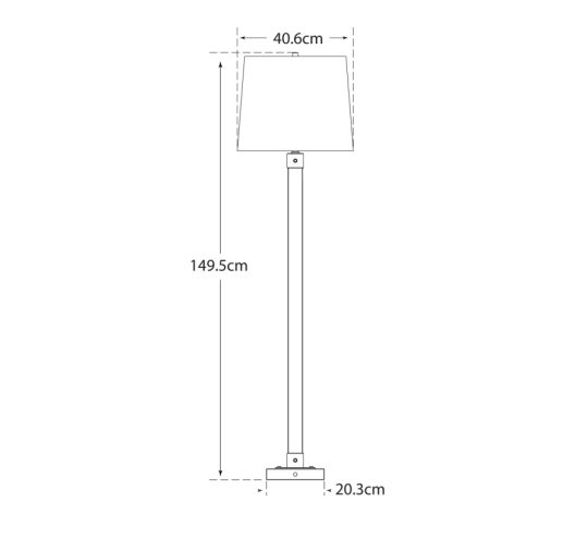 Varick Floor Lamp in Crystal