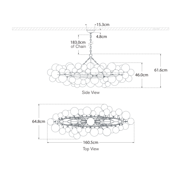 Talia Linear Chandelier