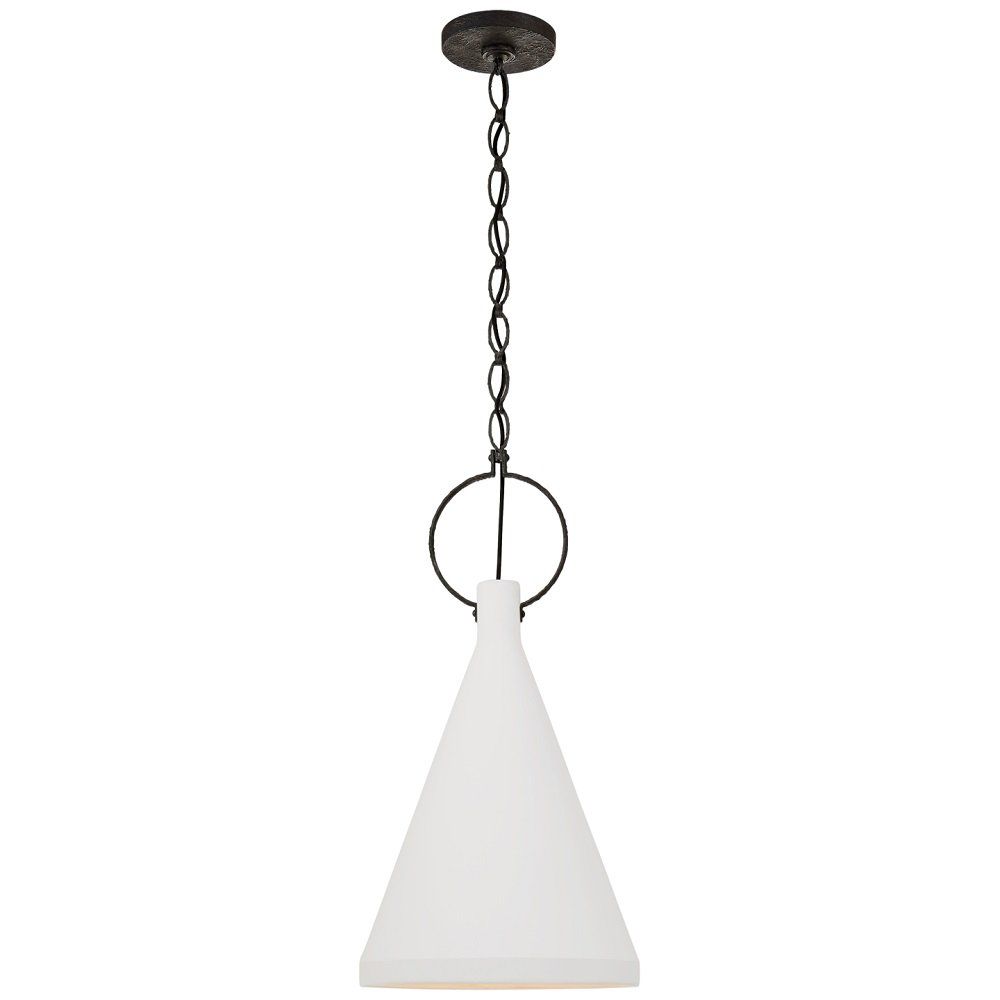 Limoges Pendant with Plaster White