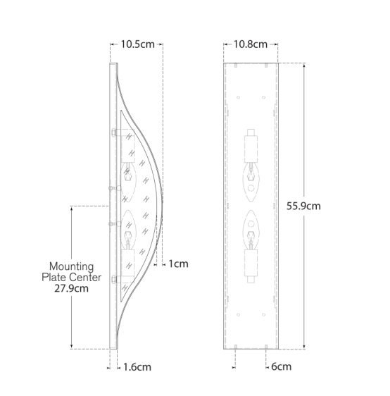 Avant Medium Linear Sconce