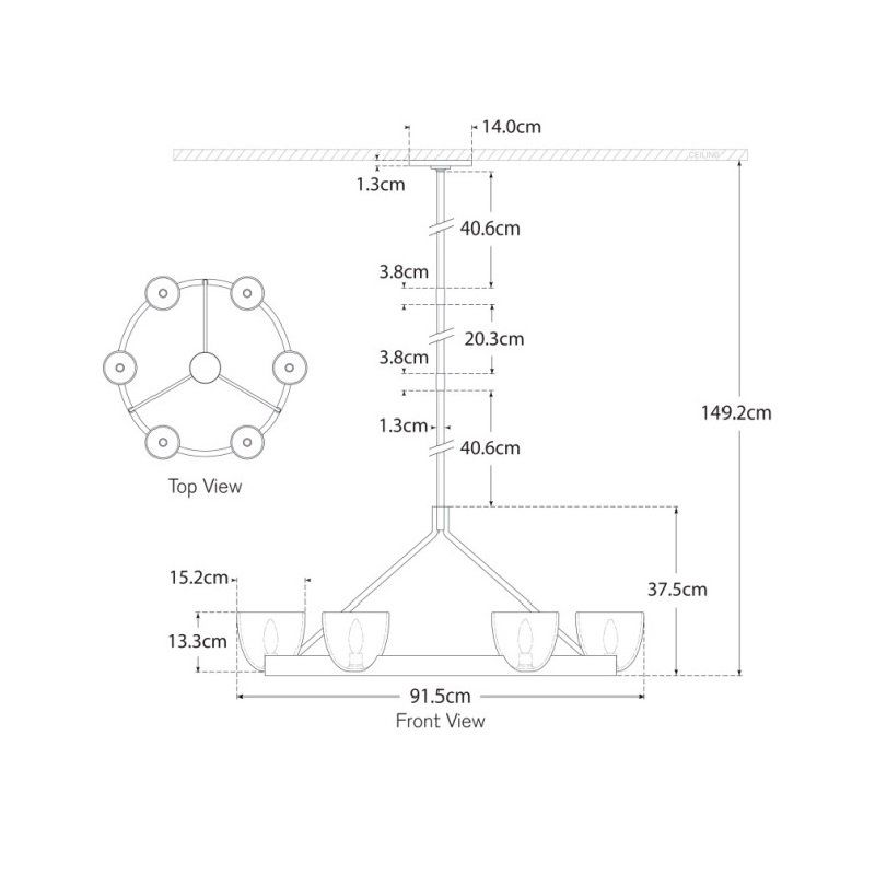 Carola Large Ring Chandelier