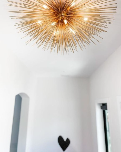 Strada Medium Flush Mount in Gild