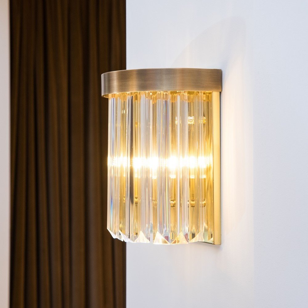 Crystal sconce