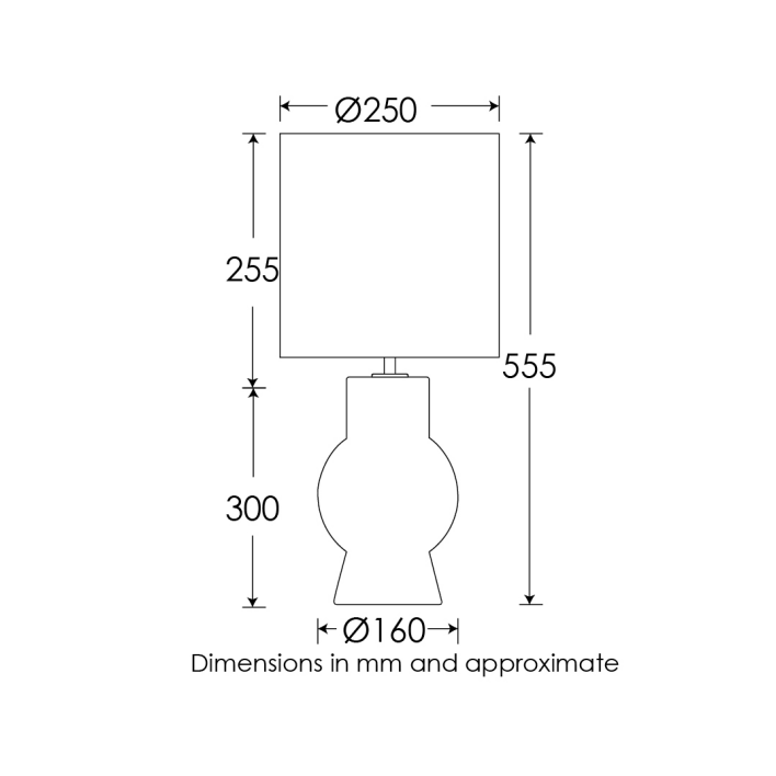 Aster table lamp white