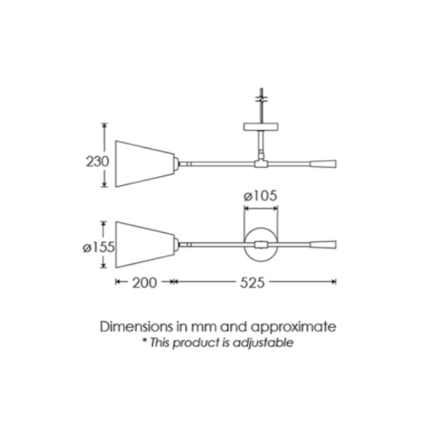 Andro wall light
