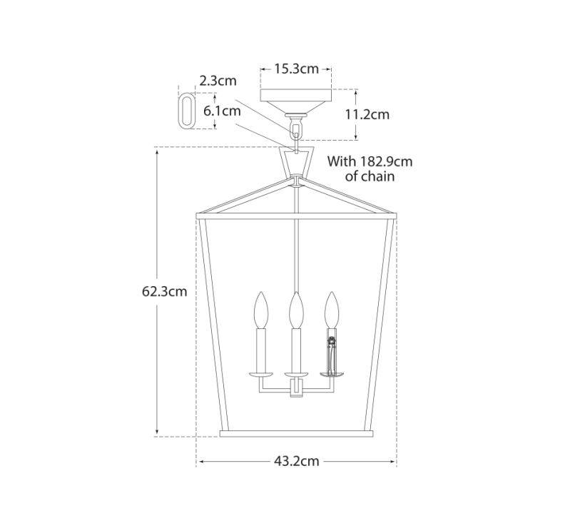Darlana Medium Lantern