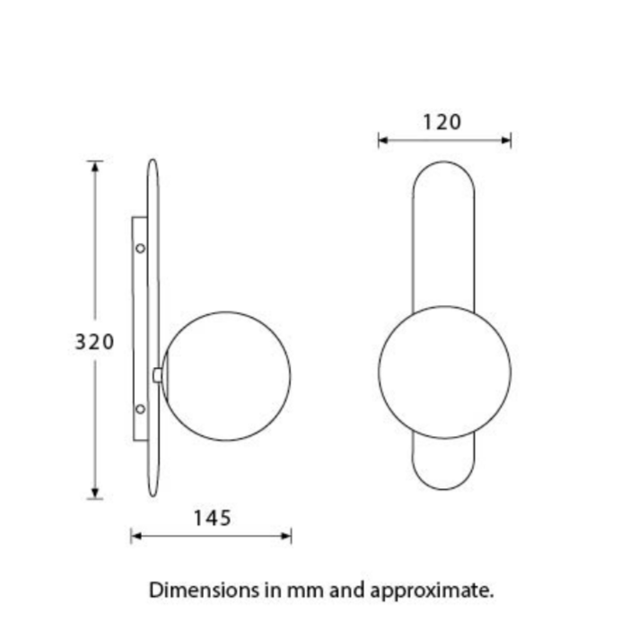 Talia single wall light