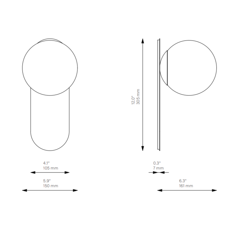 Adrion wall light