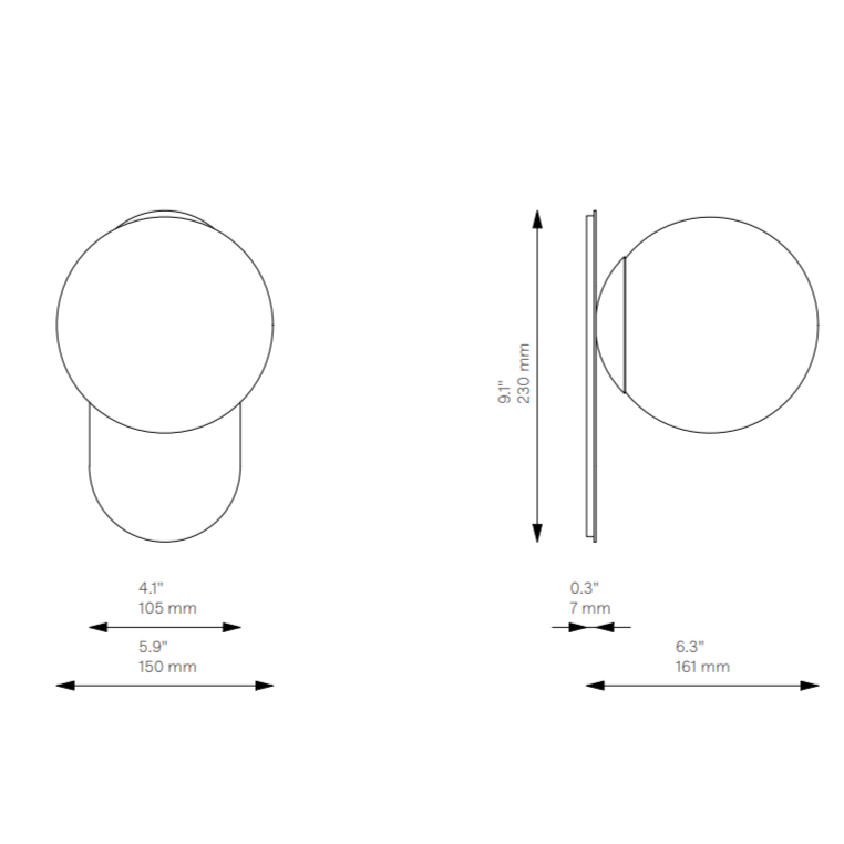 Adrion wall light