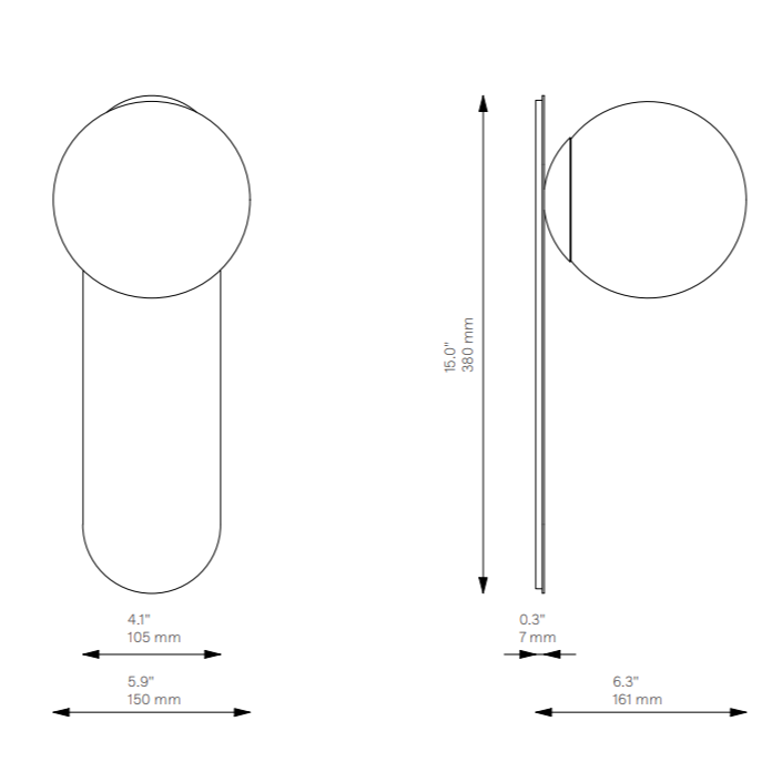 Adrion wall light