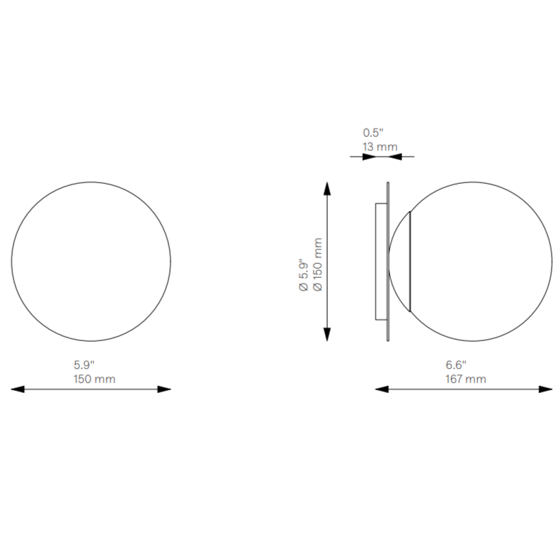 Pulsar wall light