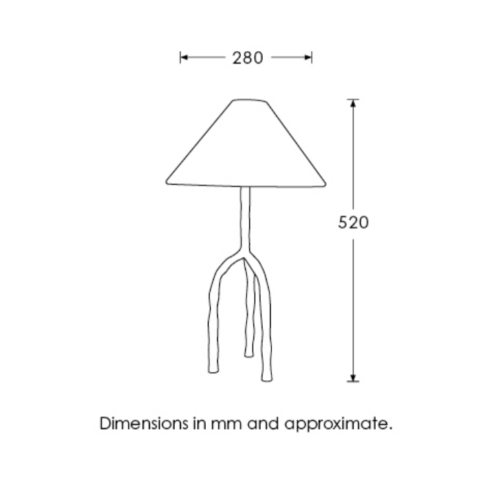 Noor small table lamp