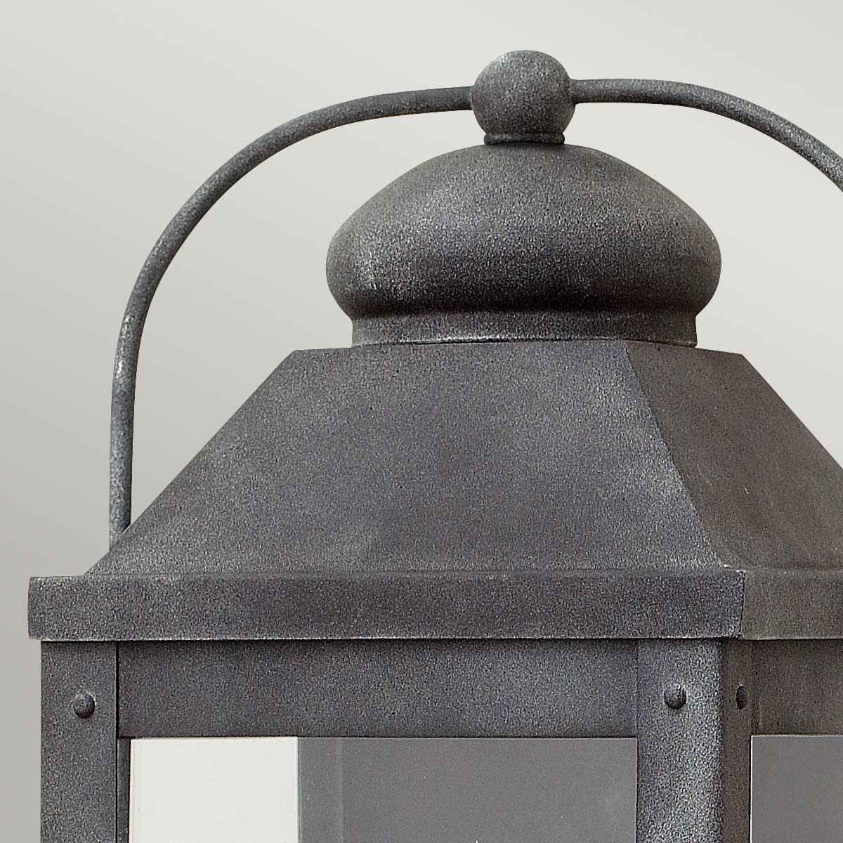 Anchorage Wall Lantern - Aged Zinc