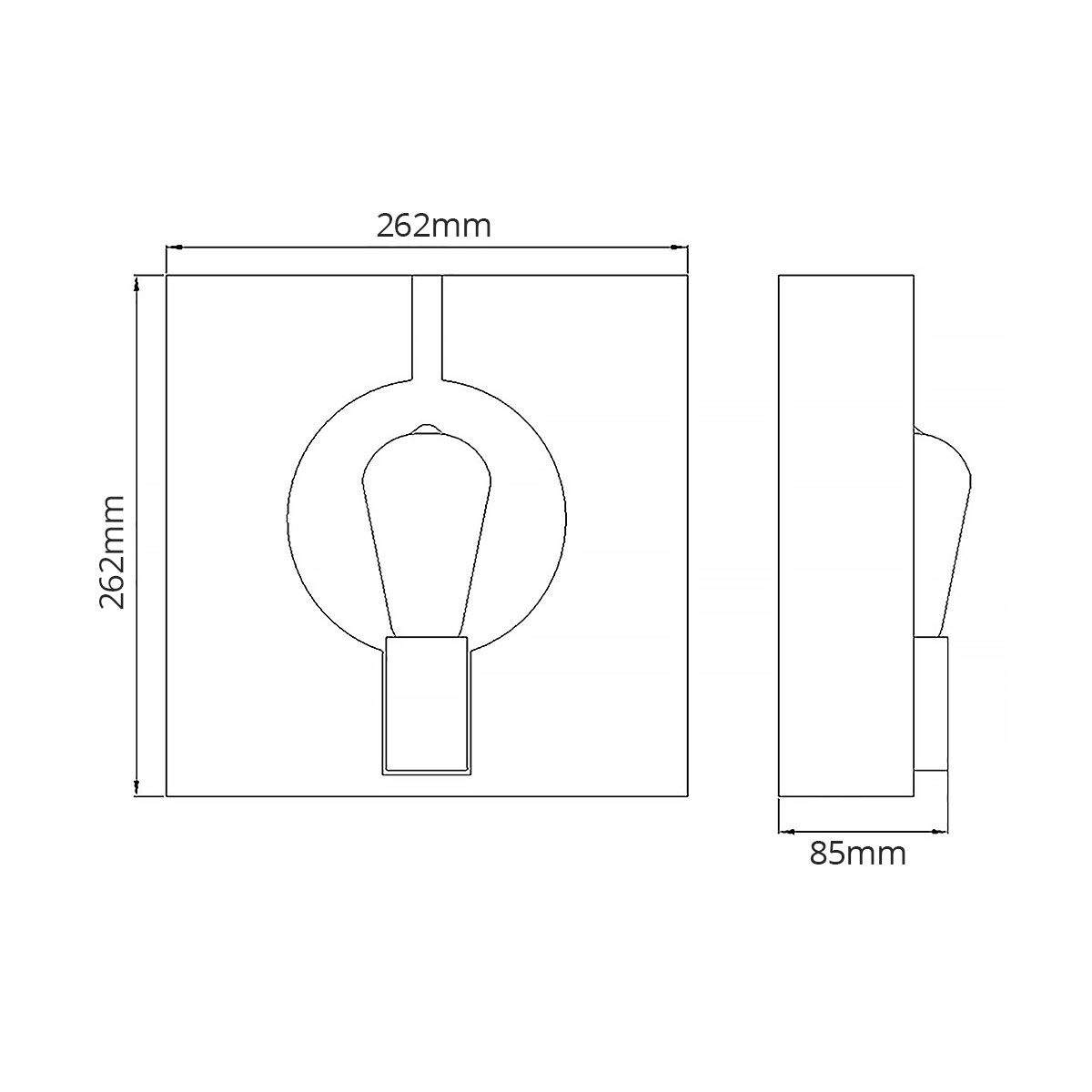 Ludlow Wall Light - Brushed Graphite