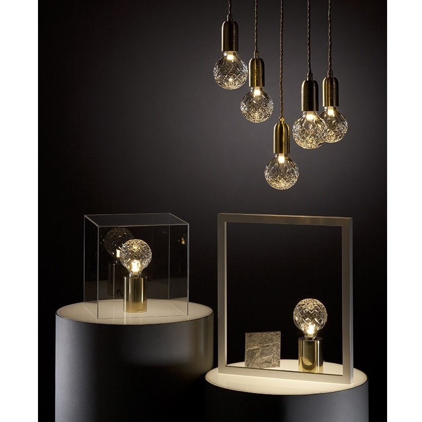 Crystal bulb chandelier