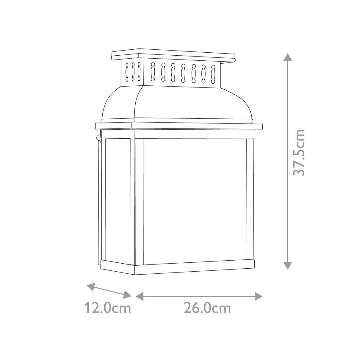 Westminster Wall Lantern - Polished Nickel