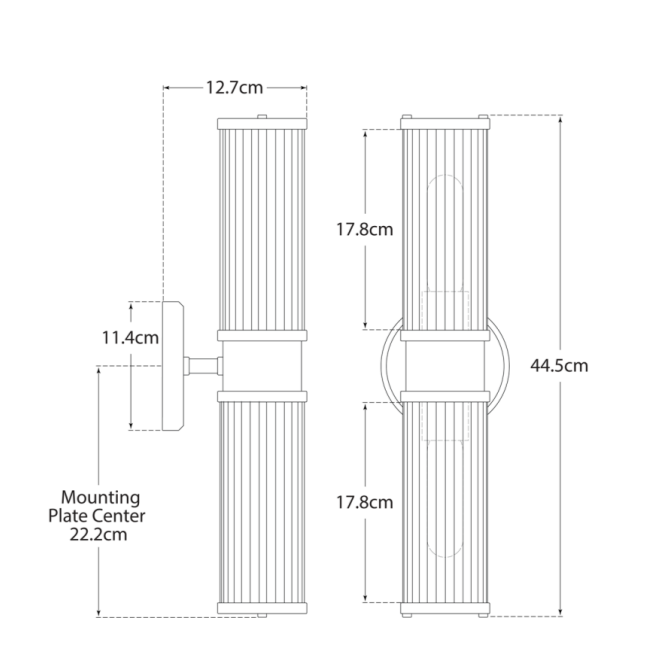 Allen Double Light Sconce
