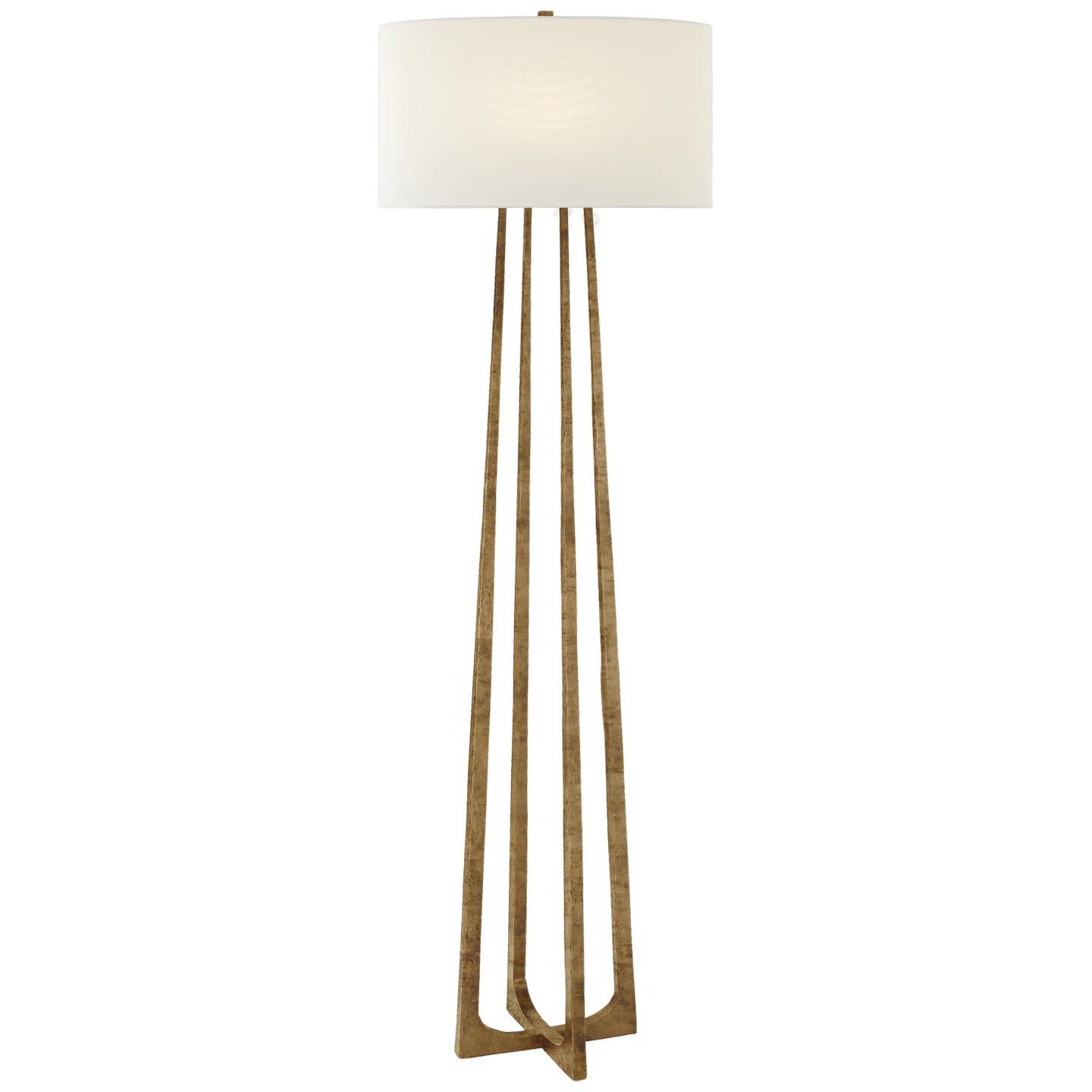 Scala Gilded Large Hand-Forged Floor Lamp