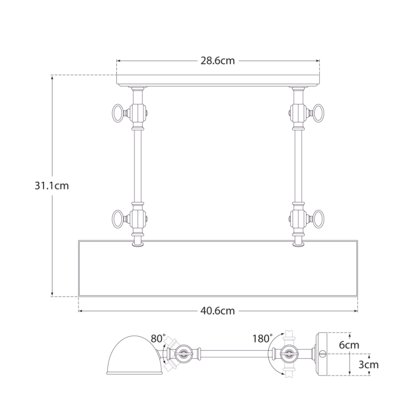 Anette 16" Picture Light
