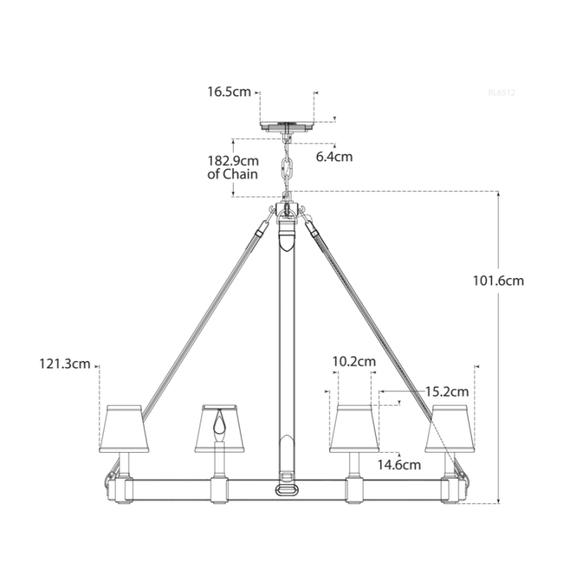 Riley Large Ring Chandelier