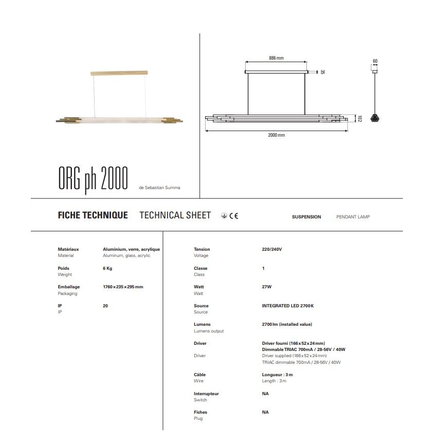 ORG Pendant Horizontal