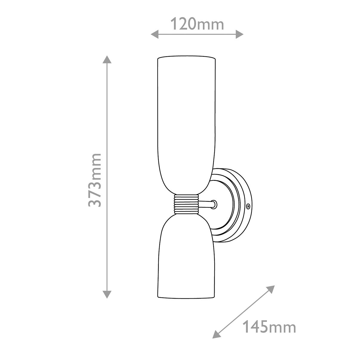 Tallulah wall light