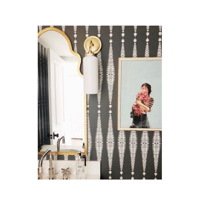 Katie Small Cylinder Sconce in polished nickel