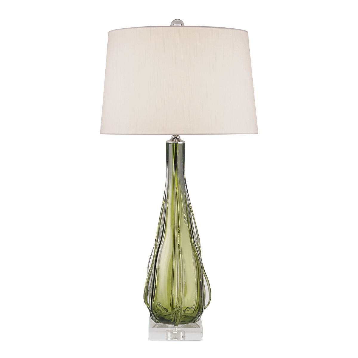 Zephyr green table lamp