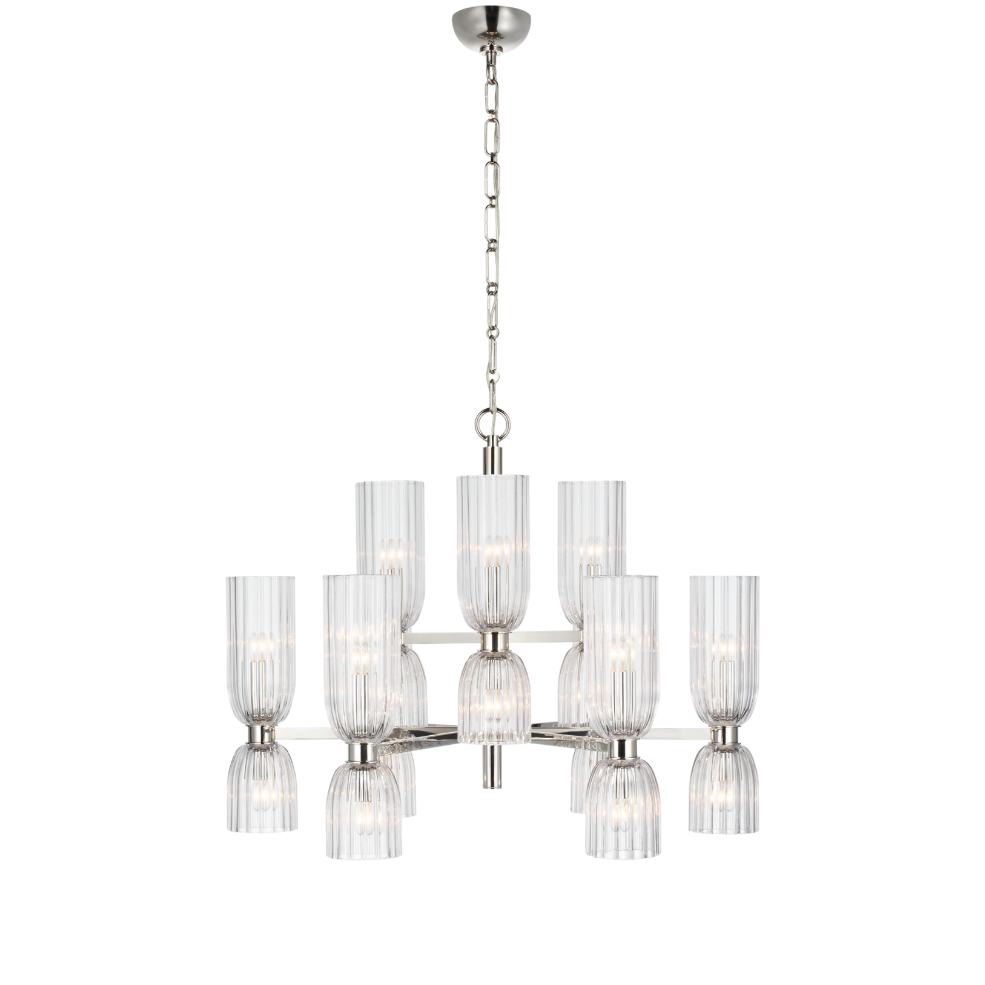 Asalea Medium Two-Tier Chandelier