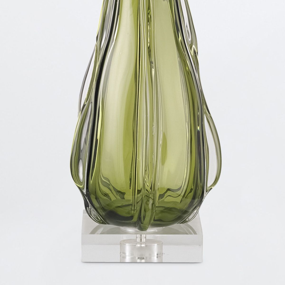 Zephyr green table lamp